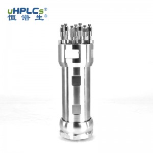 恒譜生液相色譜柱裝填裝置裝柱機(jī)勻漿罐配套一出一單接頭可定制，適用于柱管內(nèi)徑2.1#、3.0#、4.0#、4.6#、10#轉(zhuǎn)接頭