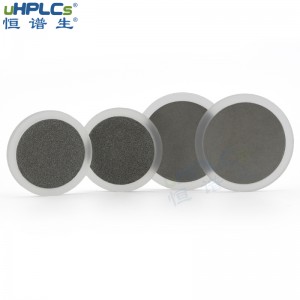 恒譜生超高壓PCTFE液相色譜耗材不銹鋼在線過濾器篩板，OD6.4*ID1.6*H1.6